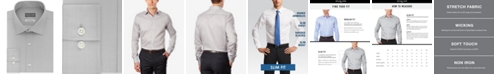 Michael Kors Men's Slim Fit Airsoft Performance Non-Iron Dress Shirt